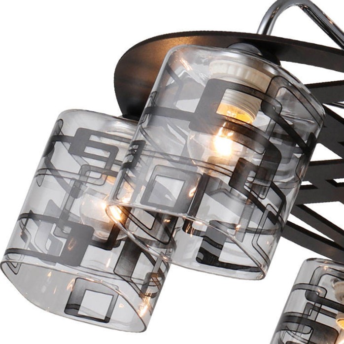High quality chrome-plated iron chandelier ceiling light