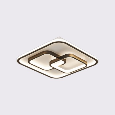 Simple creative high-end iron LED ceiling lamp