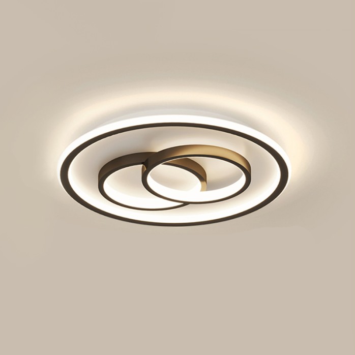 Simple creative high-end iron LED ceiling lamp