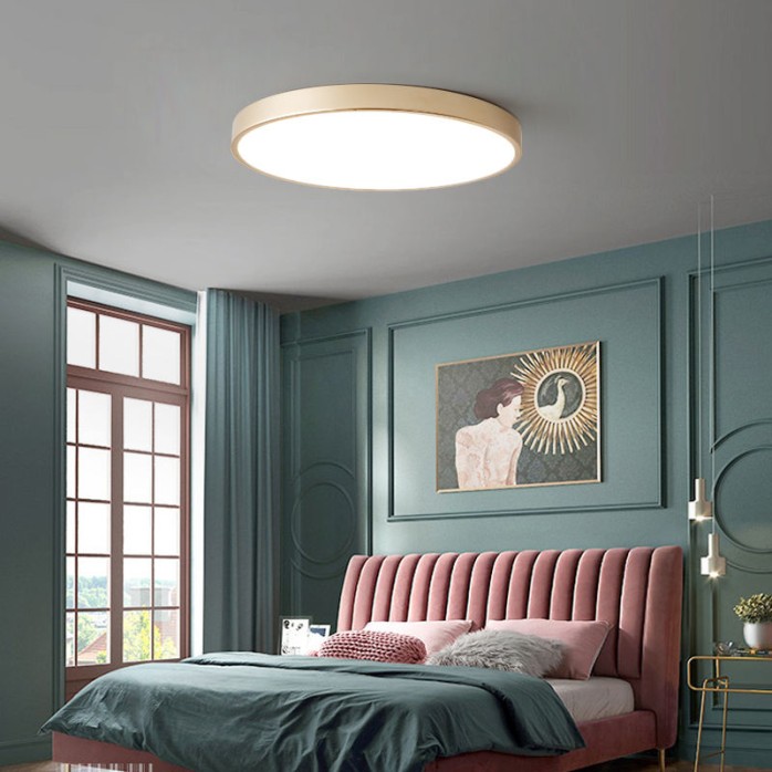 Ultra-thin round surface mounted LED ceiling light