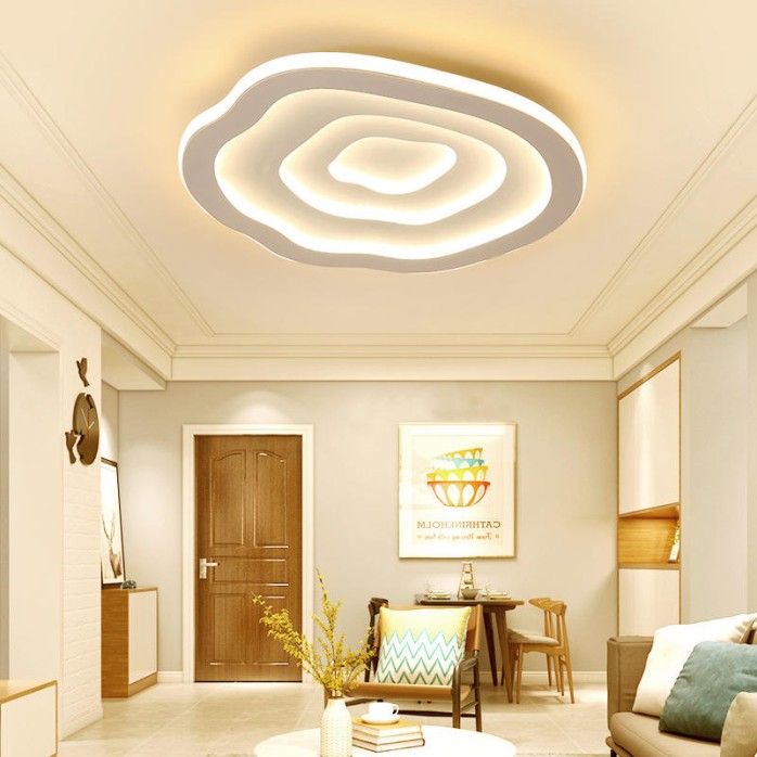 Simple cloud decoration LED ceiling lamp