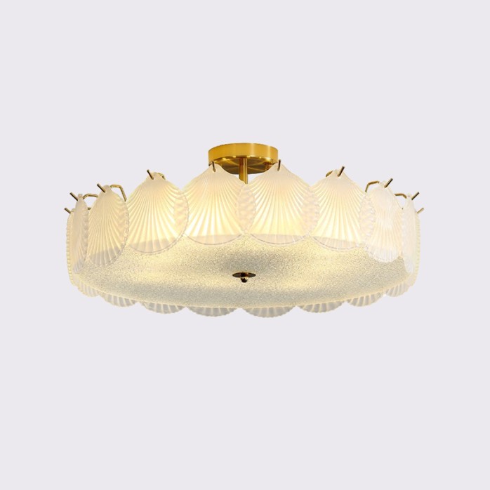 Indoor decorative fancy glass ceiling lamp