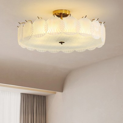 Indoor decorative fancy glass ceiling lamp