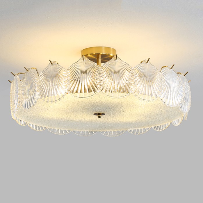 Indoor decorative fancy glass ceiling lamp
