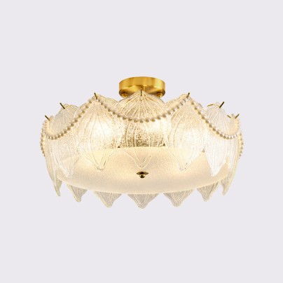 High quality fancy thick glass lighting decorative ceiling lamp