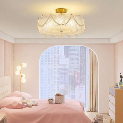 High quality fancy thick glass lighting decorative ceiling lamp
