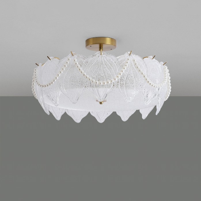 High quality fancy thick glass lighting decorative ceiling lamp