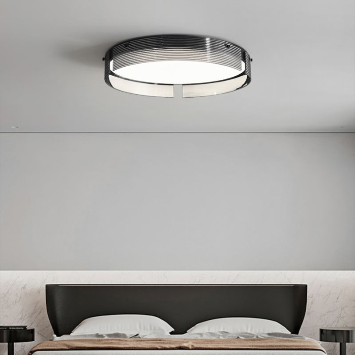 Creative personality simple round LED ceiling lamp