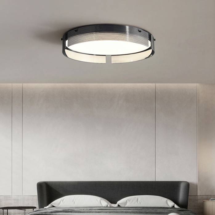 Creative personality simple round LED ceiling lamp