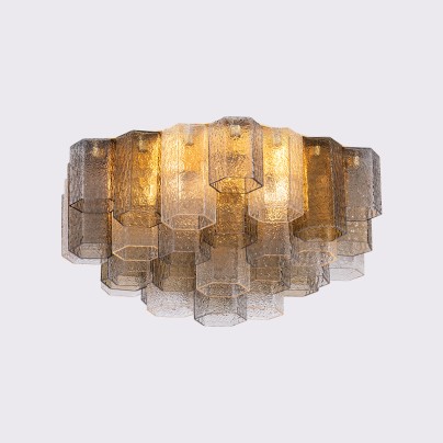 High-end glass recessed ceiling lamp