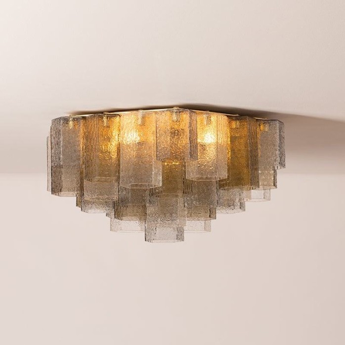 High-end glass recessed ceiling lamp