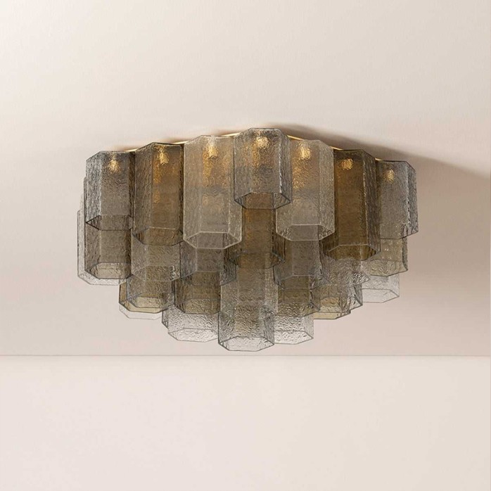 High-end glass recessed ceiling lamp