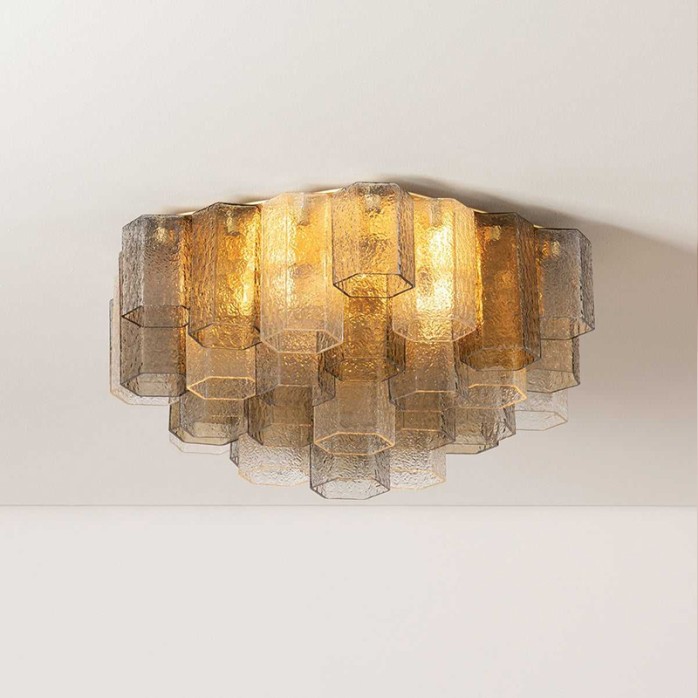 High-end glass recessed ceiling lamp