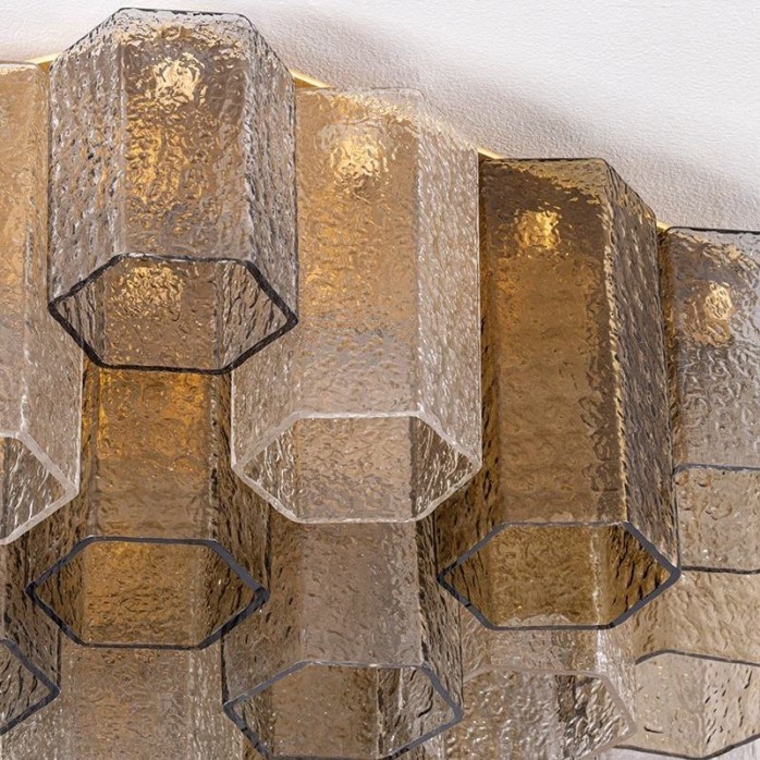 High-end glass recessed ceiling lamp
