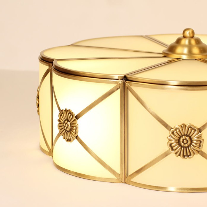 High quality vintage antique brass ceiling lamp