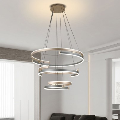 Home decoration dimmable round LED pendant light