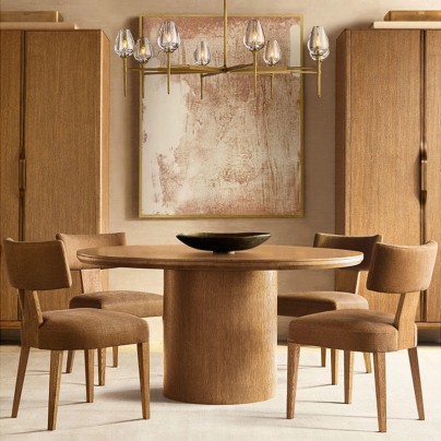 High-grade glass and solid brass chandelier