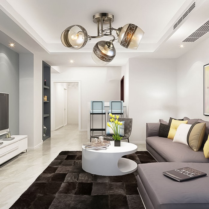 Classical interior decorative glass chandelier