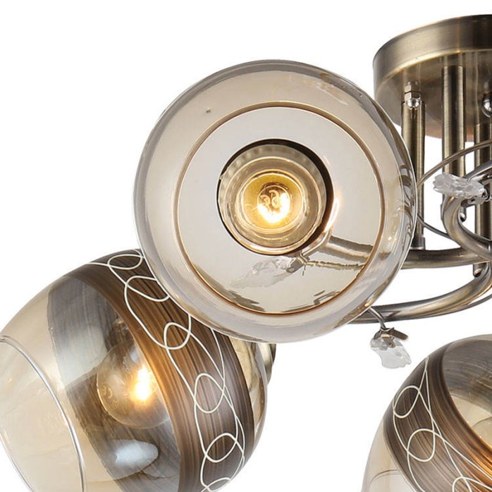 Classical interior decorative glass chandelier