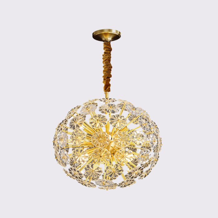 Glass dandelion luxury decorative chandelier