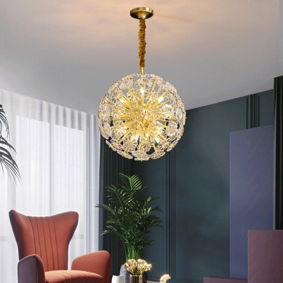 Glass dandelion luxury decorative chandelier