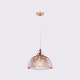 High-quality decorative red copper wrought iron chandelier