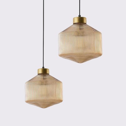 Nordic modern simple creative glass chandelier