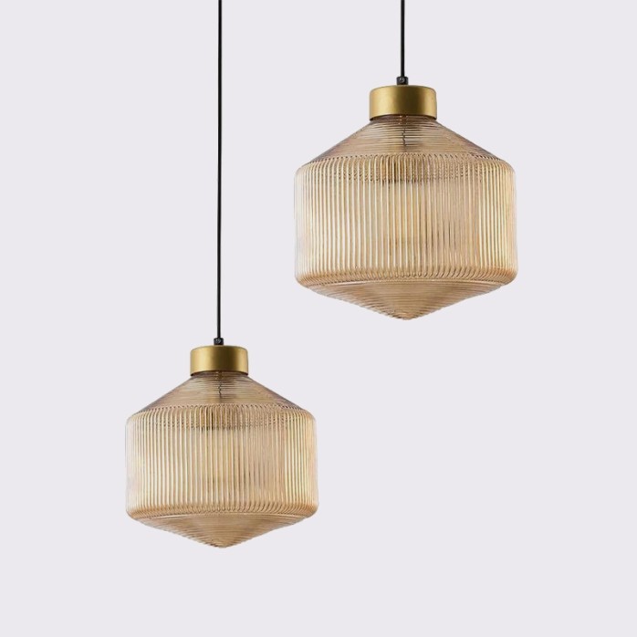 Nordic modern simple creative glass chandelier