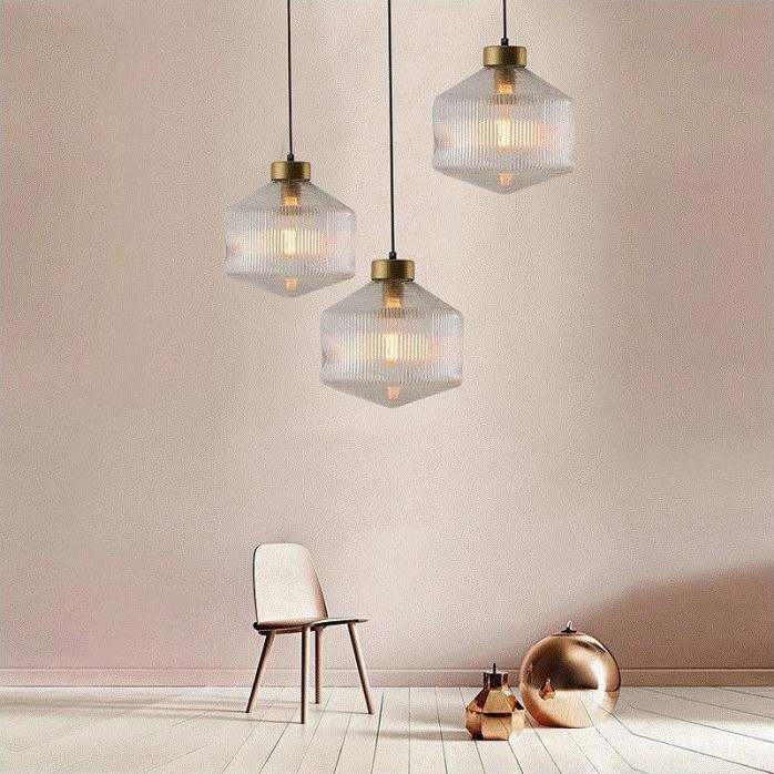 Nordic modern simple creative glass chandelier