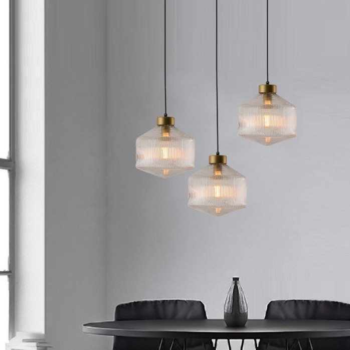 Nordic modern simple creative glass chandelier