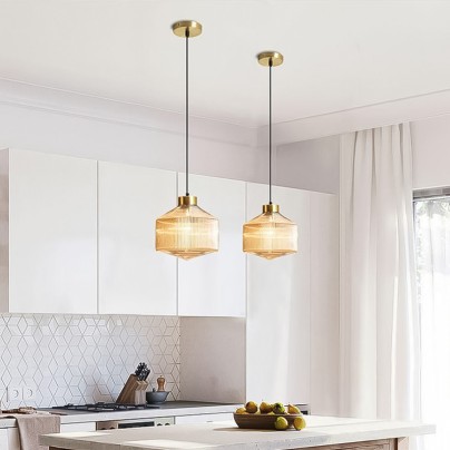Nordic modern simple creative glass chandelier