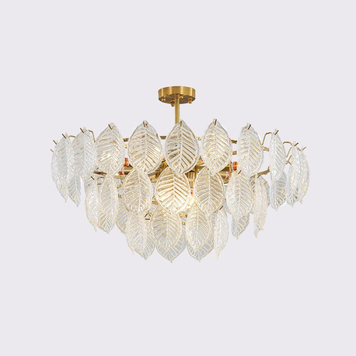 European style simple stacked glass chandelier