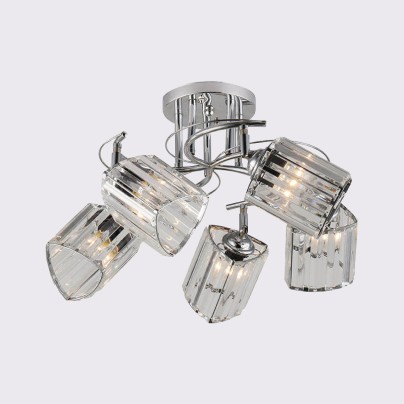 High quality iron glass recessed chandelier