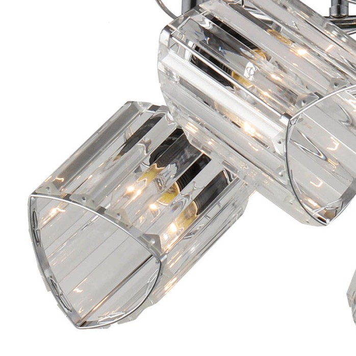 High quality iron glass recessed chandelier