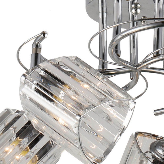 High quality iron glass recessed chandelier