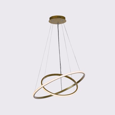 Home decoration linear round LED pendant light