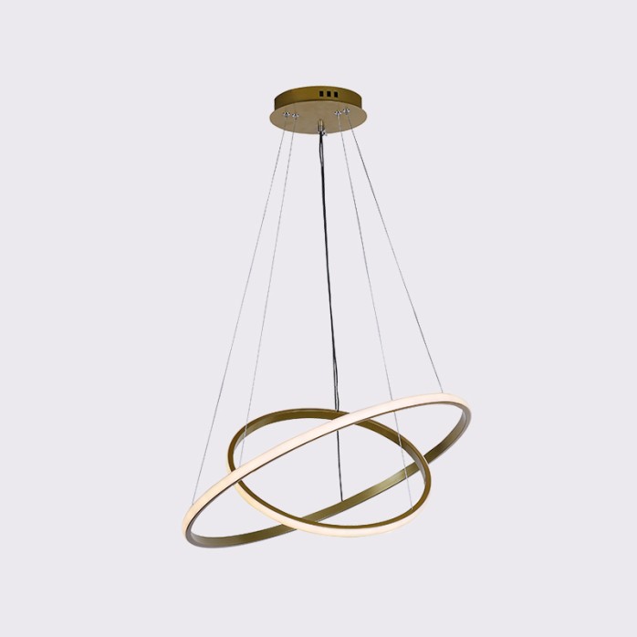 Home decoration linear round LED pendant light