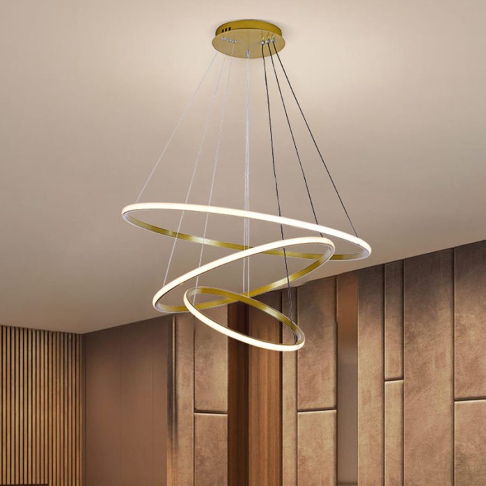 Home decoration linear round LED pendant light