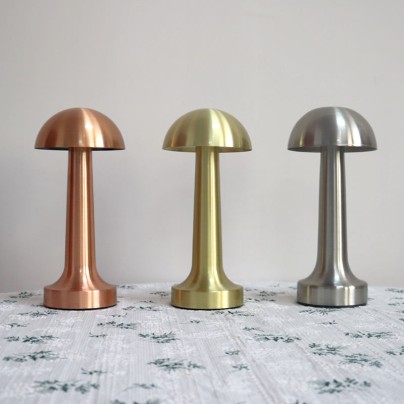 Modern metal rechargeable adjustable desk lamp