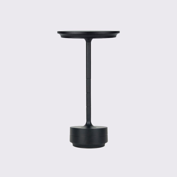 Creative black solar charging desk lamp