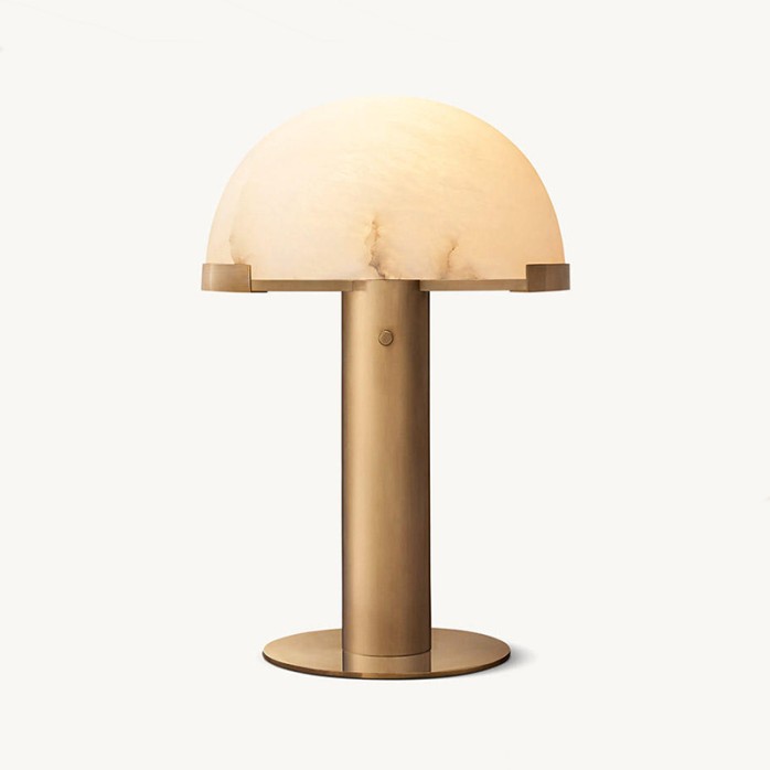 European modern alabaster table lamp