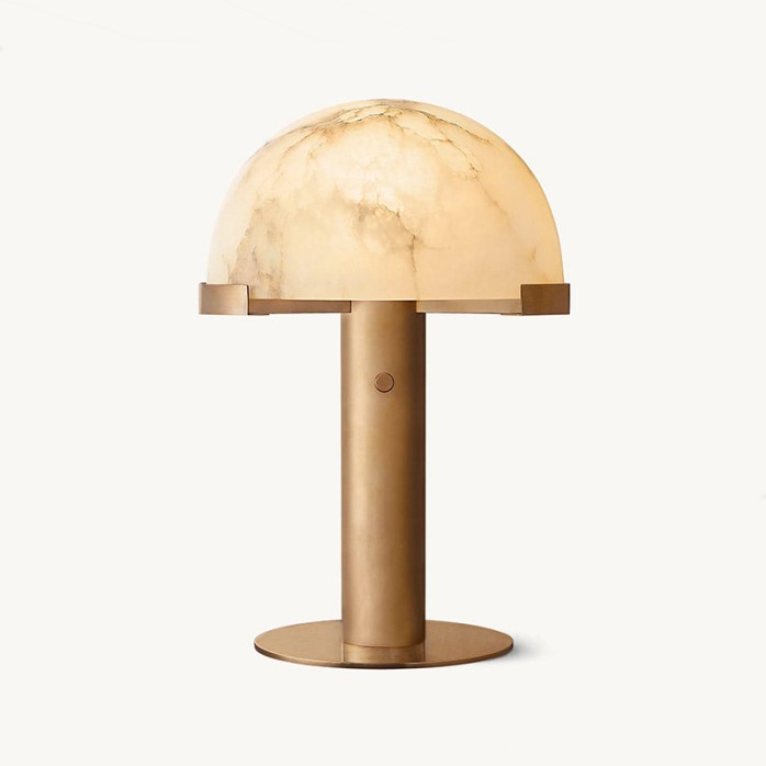 European modern alabaster table lamp