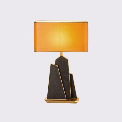 Light luxury personality marble LED table lamp