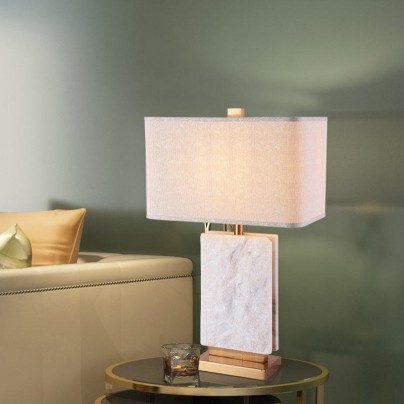 Light luxury personality marble LED table lamp