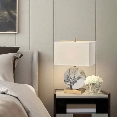 Metal base home decoration LED table lamp