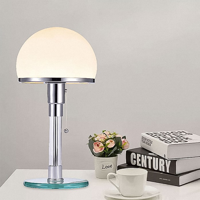 Glass dome simple elegant table lamp