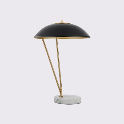 Nordic marble iron creative table lamp