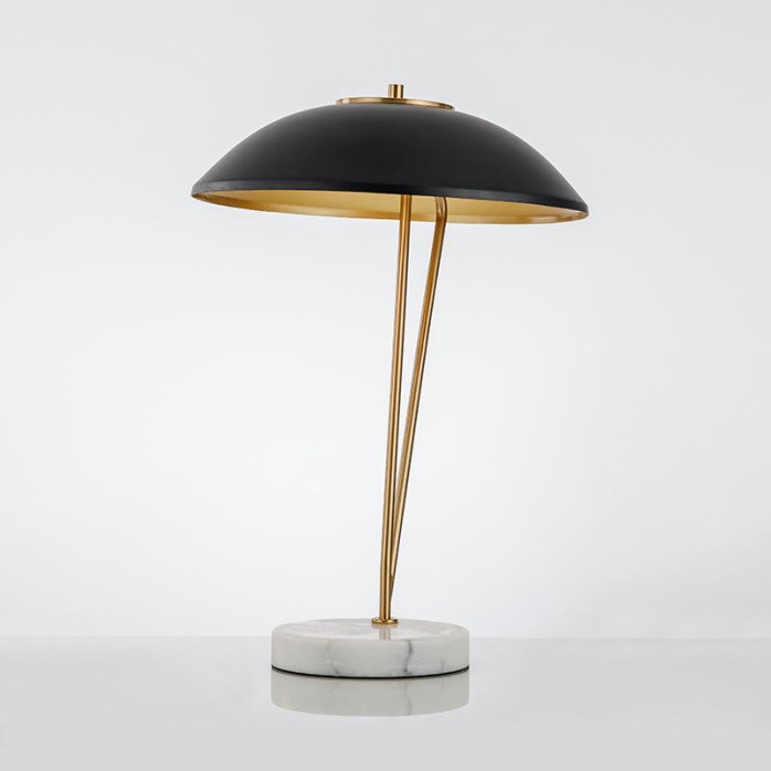 Nordic marble iron creative table lamp