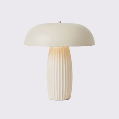 Luxury art deco mushroom table lamp
