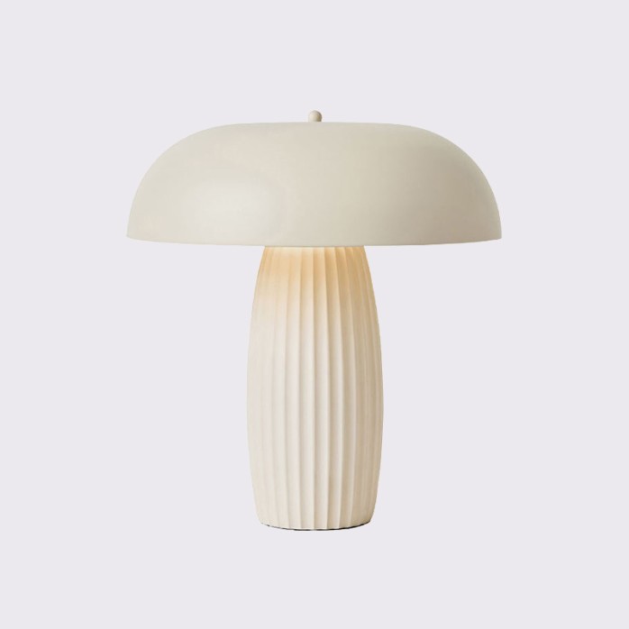 Luxury art deco mushroom table lamp